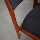 Ensemble de six chaises en teck, design danois, années 1960, production : Danemark