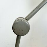Large Grey Industrial Workshop Table Lamp, 1960s