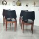 Set de 4 chaises en teck danoises des années 60