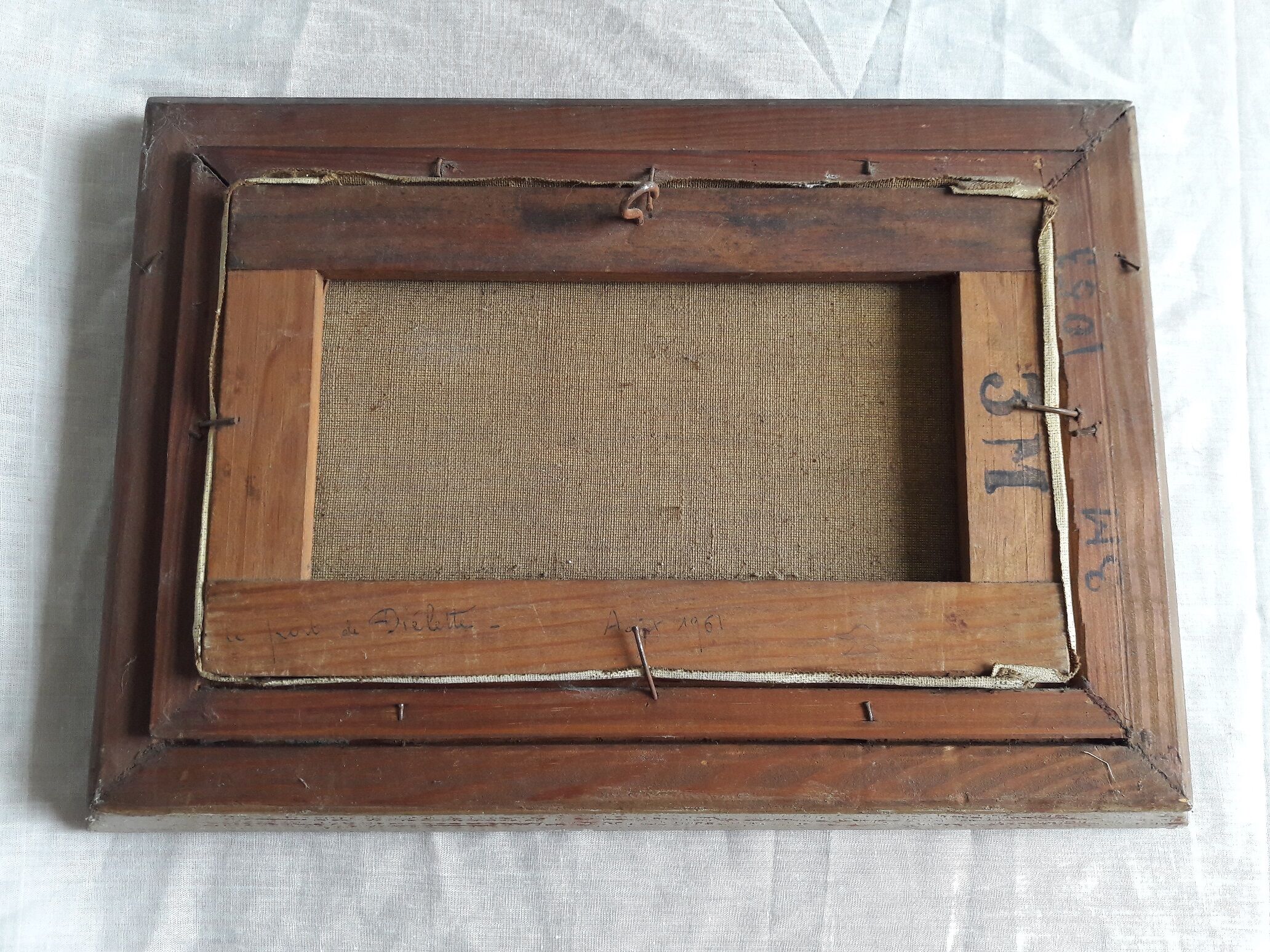 Signed marine painting