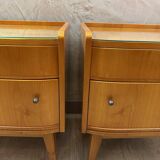 Pair of 1950 bedside tables