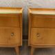 Pair of 1950 bedside tables