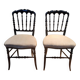 Pair of Napoleon III chairs