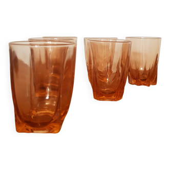 Set of 6 water glasses