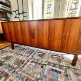 Buffet VODDER en bois de palissandre avec portes en bois