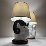 Vintage Italian table lamps, 1970s, set of 2