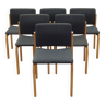 Ensemble de six chaises, design danois, années 1980, fabricant: Fritz Hansen