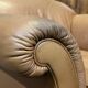 English club armchair in leather, modern production from the 1990s.