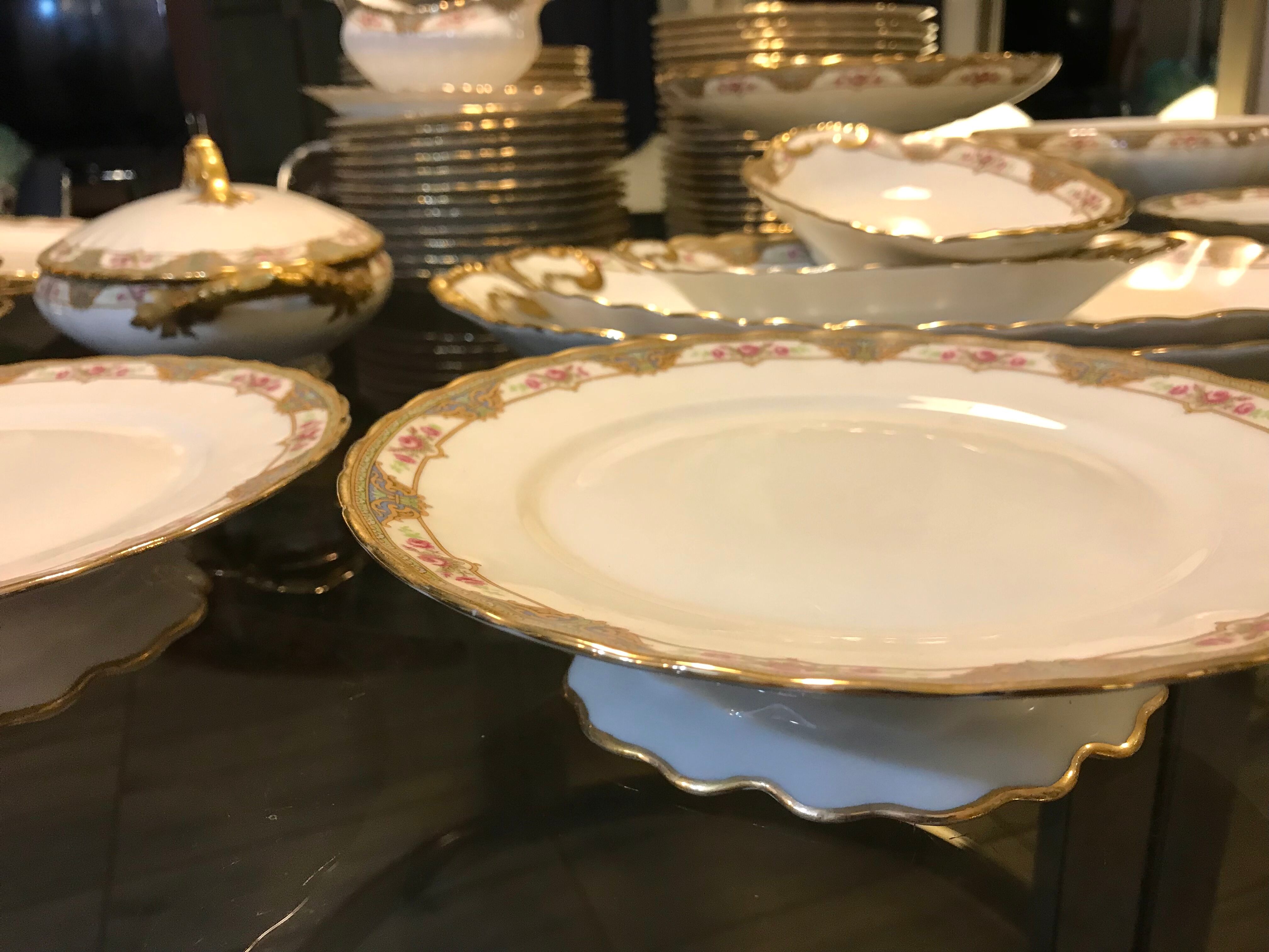 Limoges porcelain table service André François
