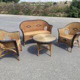 Salon en rotin d’occasion