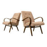 Pair Of Armchairs Type 53 By J. Smidek For Ton, Czechoslovakia, 1960’s