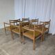 Set of 6 Mid Century STOL Kamnik Armchairs / Yugoslav Vintage Dining Chair