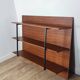 60s wall bookcase shelf