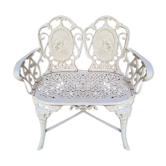 Banc de jardin 2 places en fonte