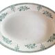 Large old oval earthenware dish from Saint-Amand (North)