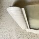 "Arlus" wall light in Art Deco style made of plaster and smoked glass.