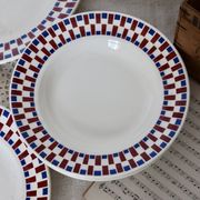 Part of a vintage Bandonviller faience table service, Joubert model, 14 pieces, early 20th century