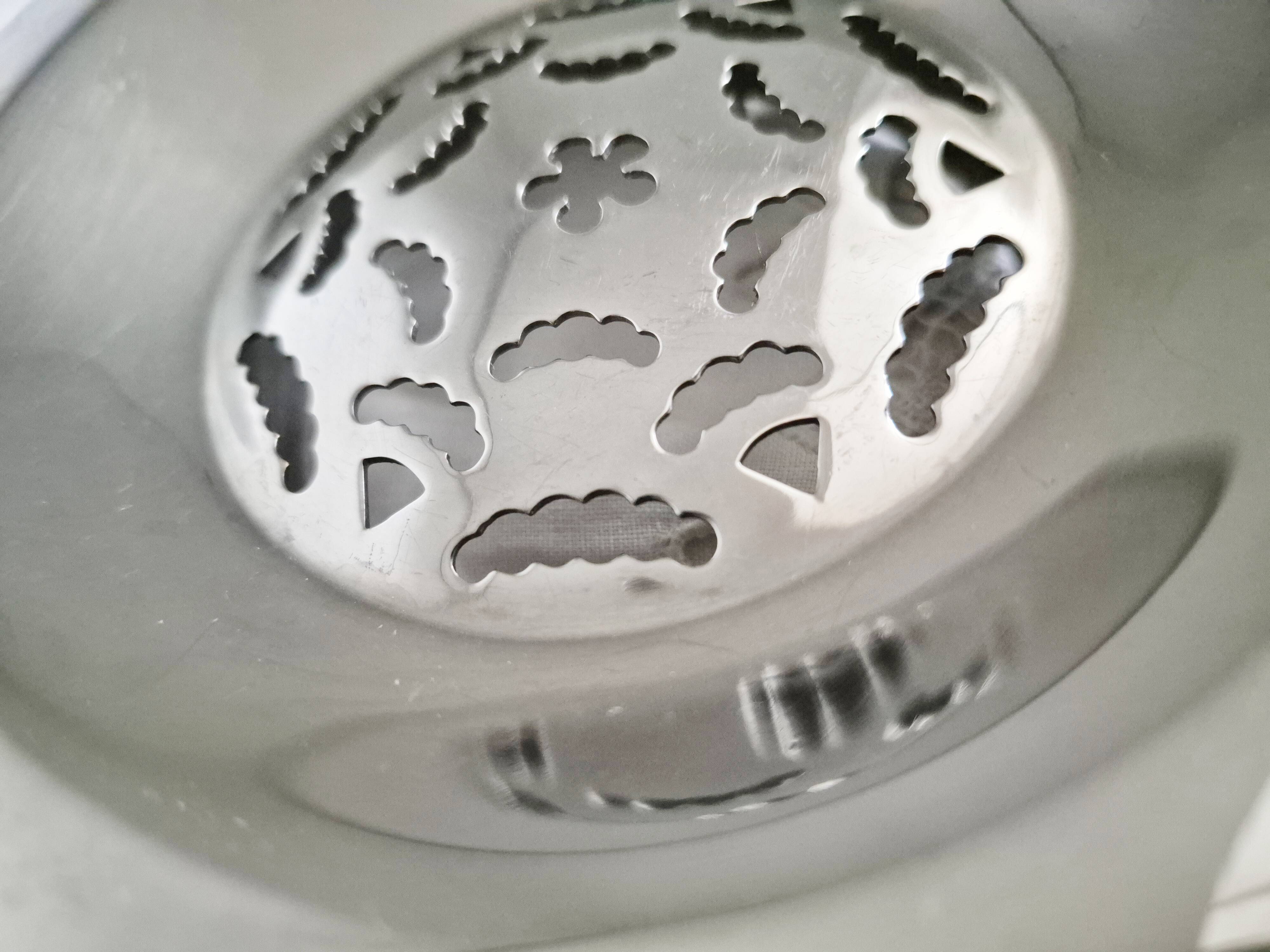 Vintage Coquillor butter dish in stainless steel