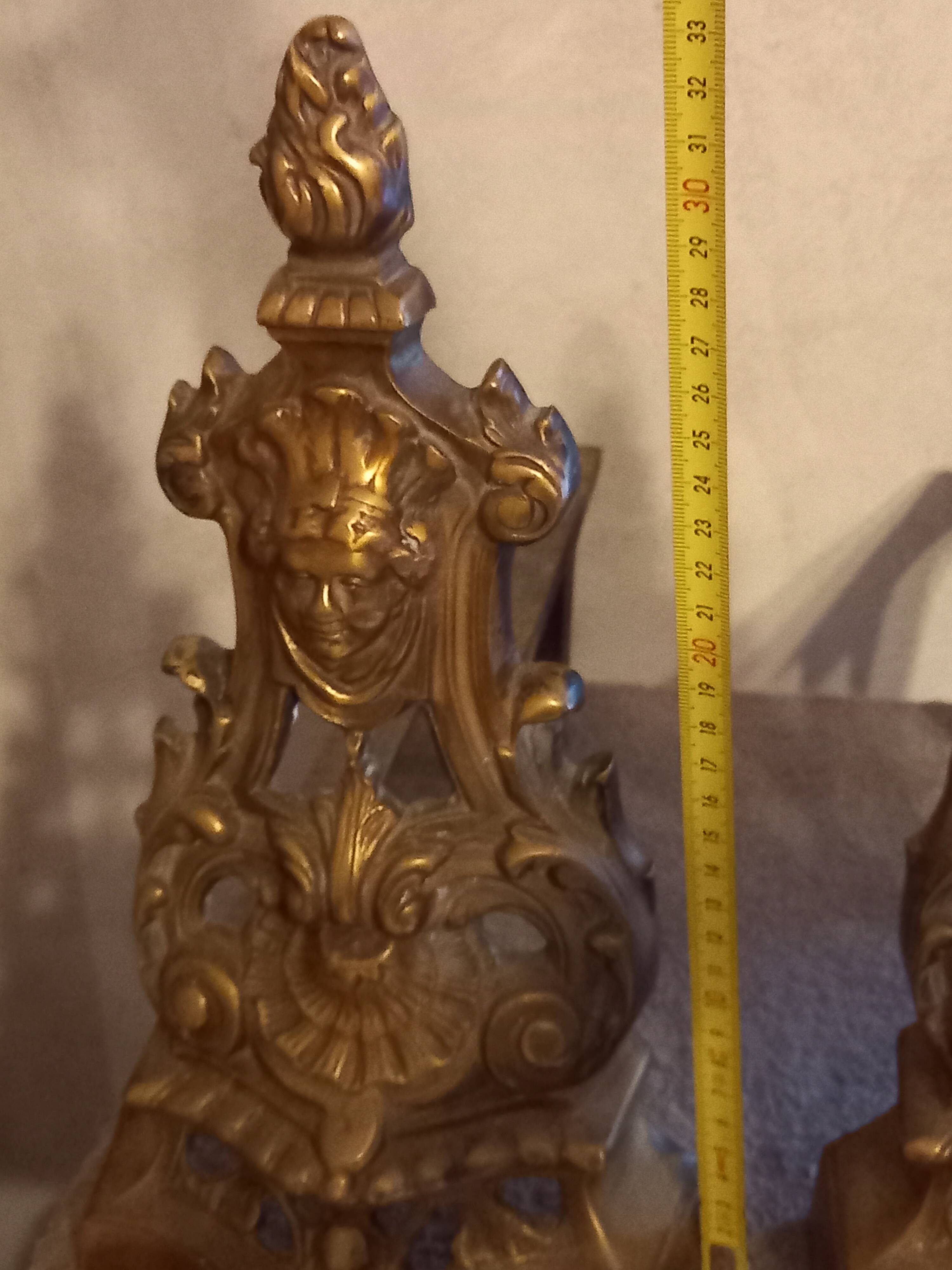 Gilded bronze candelabrum