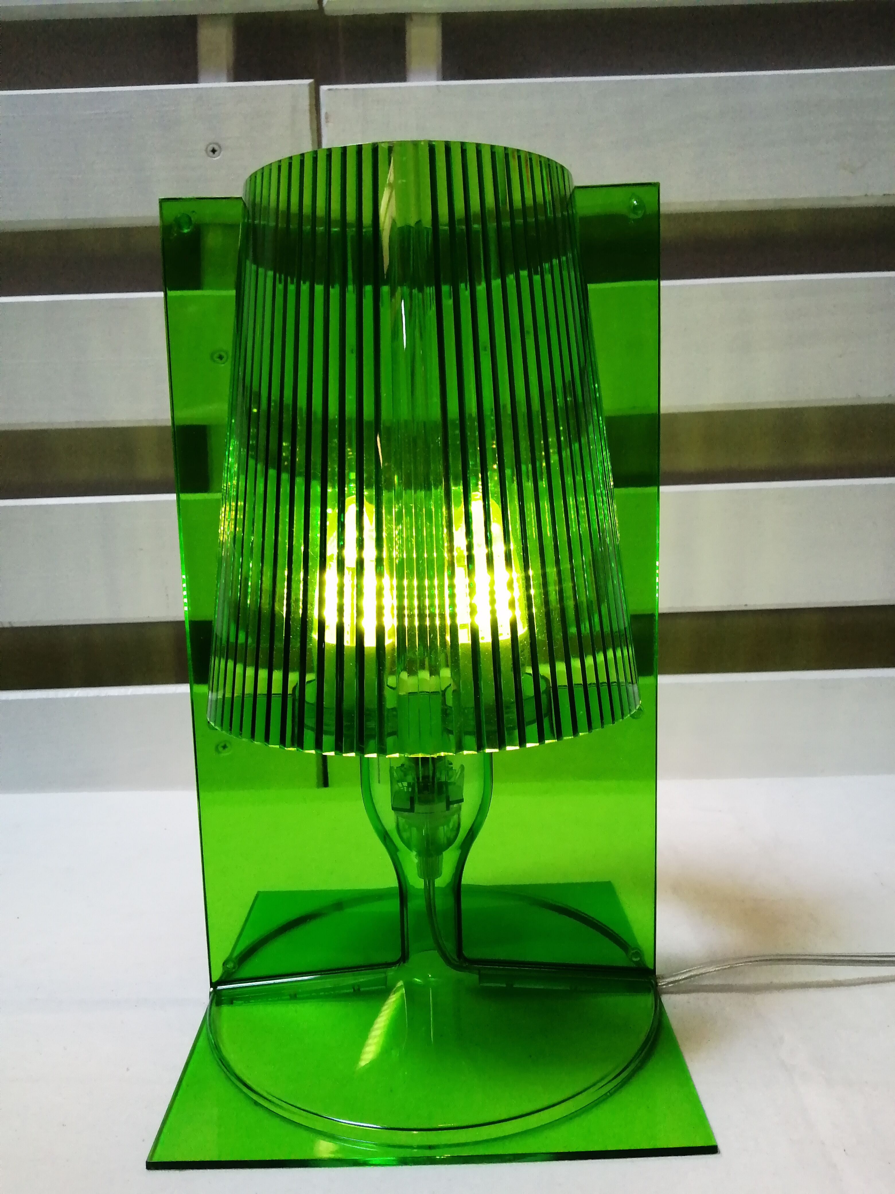 Table lamp Kartell model Take mint