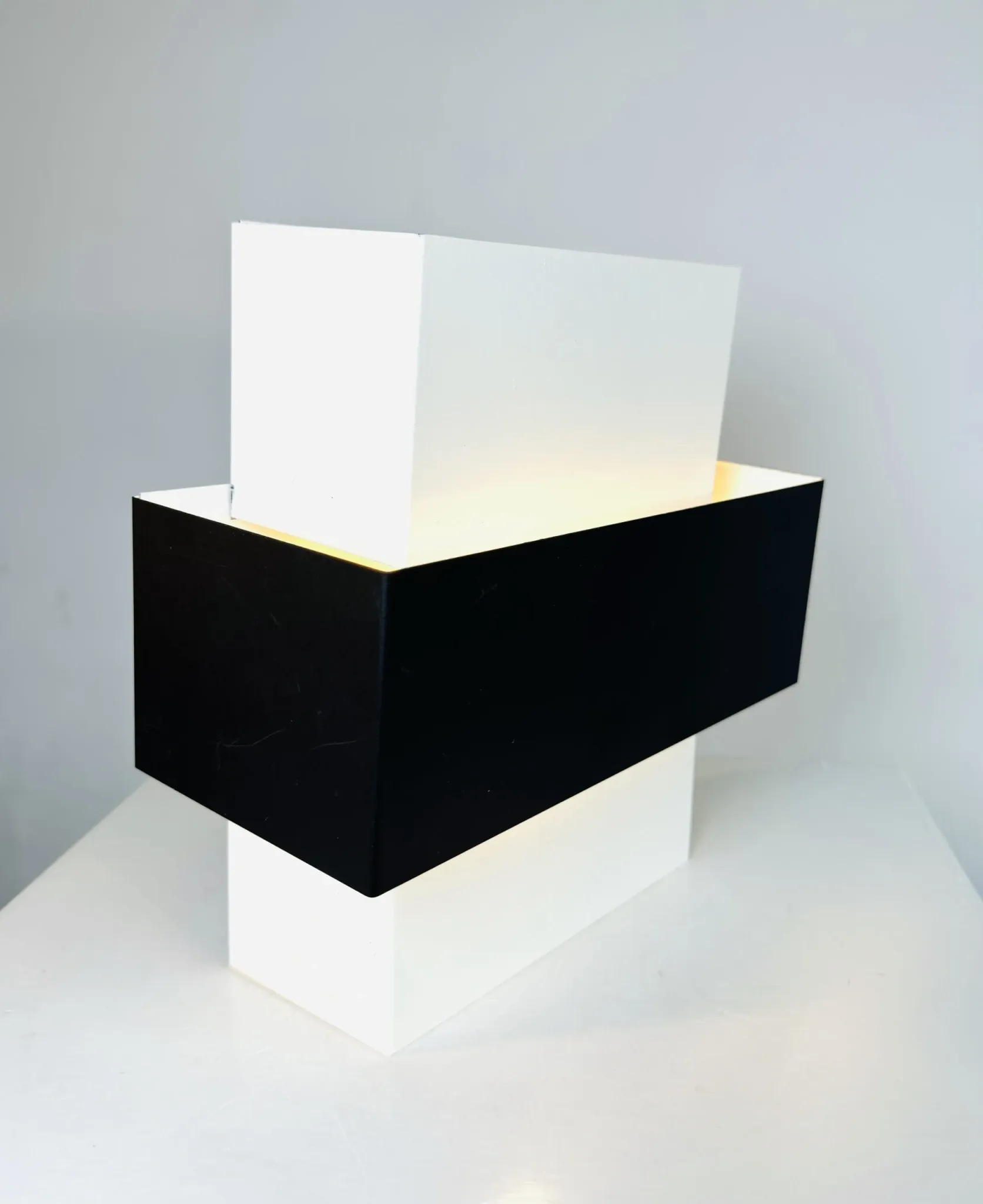Geometric Wall Lamp By J.J.M. Hoogervorst For Anvia Nederland, The Netherlands, 1960S