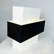 Geometric Wall Lamp By J.J.M. Hoogervorst For Anvia Nederland, The Netherlands, 1960S
