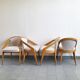 Suite de 4 chaises de Charles Ramos 1950
