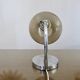 Lamp in chrome metal and amber glass made in Italy 1970