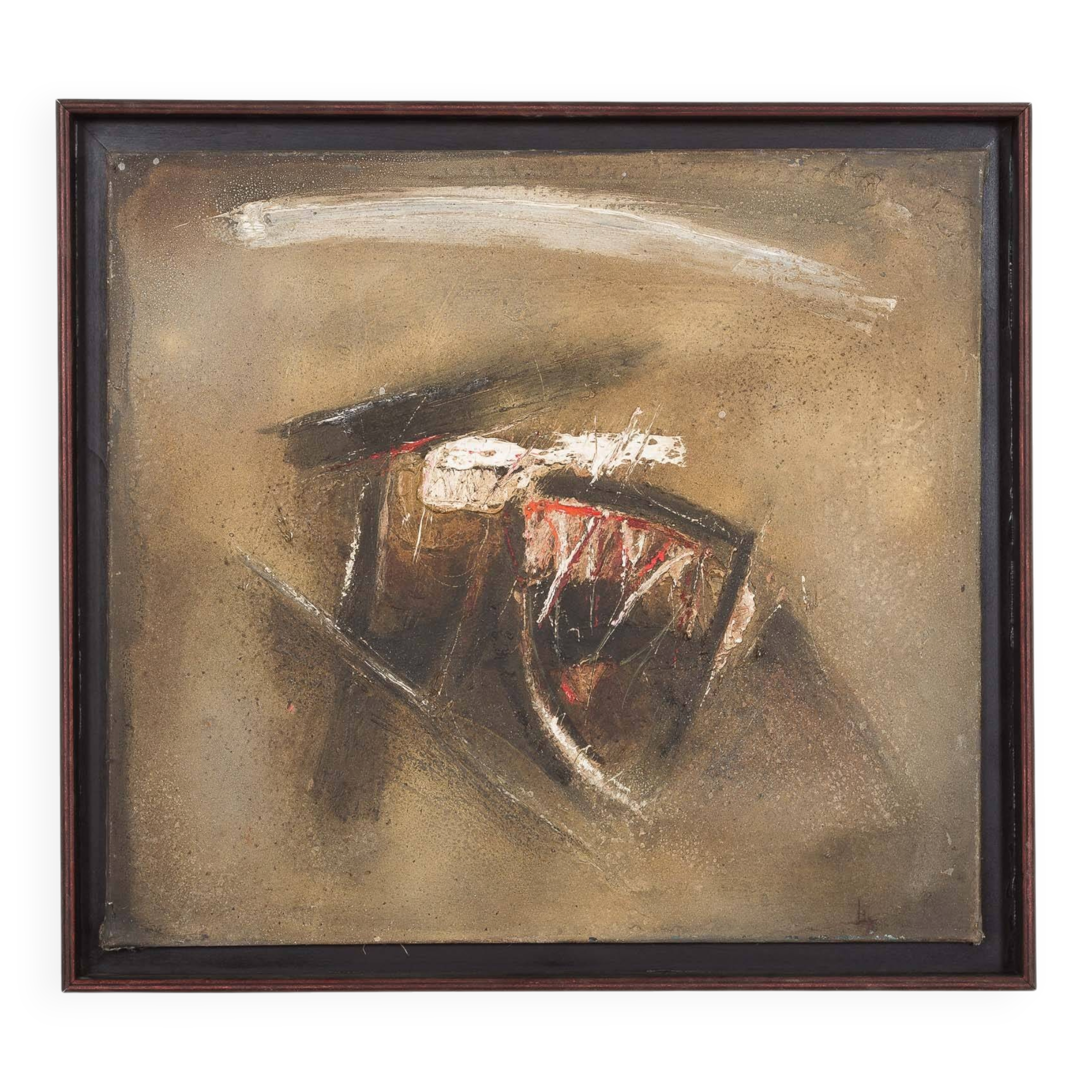 Peinture abstraite de Vito Montanari, années 1990.