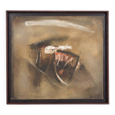 Peinture abstraite de Vito Montanari, années 1990.