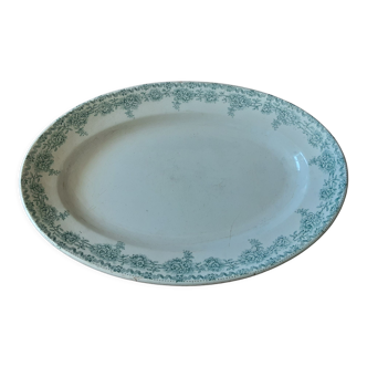 Large vintage dish St amand les eaux