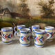 6 ceramic cups signed hc