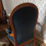 Fauteuil voltaire avec repose pieds