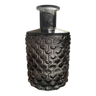 Patent S smoked glass vase