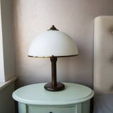 White mushroom table lamp 1970s space age
