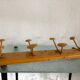 Patère 4 vintage hooks