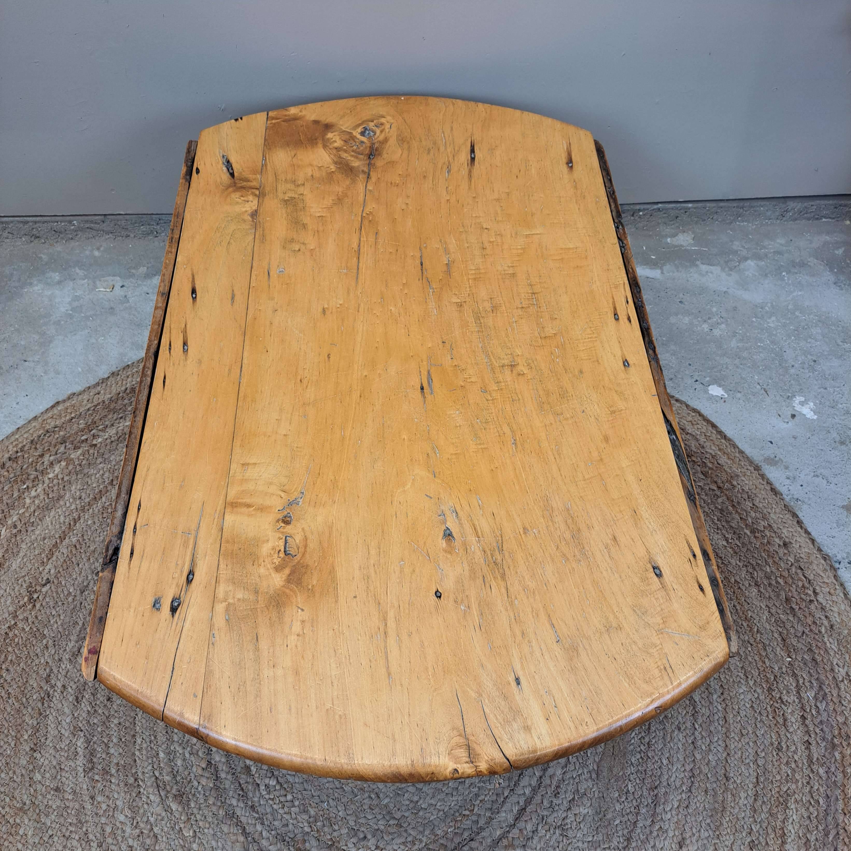 Table basse ronde en bois