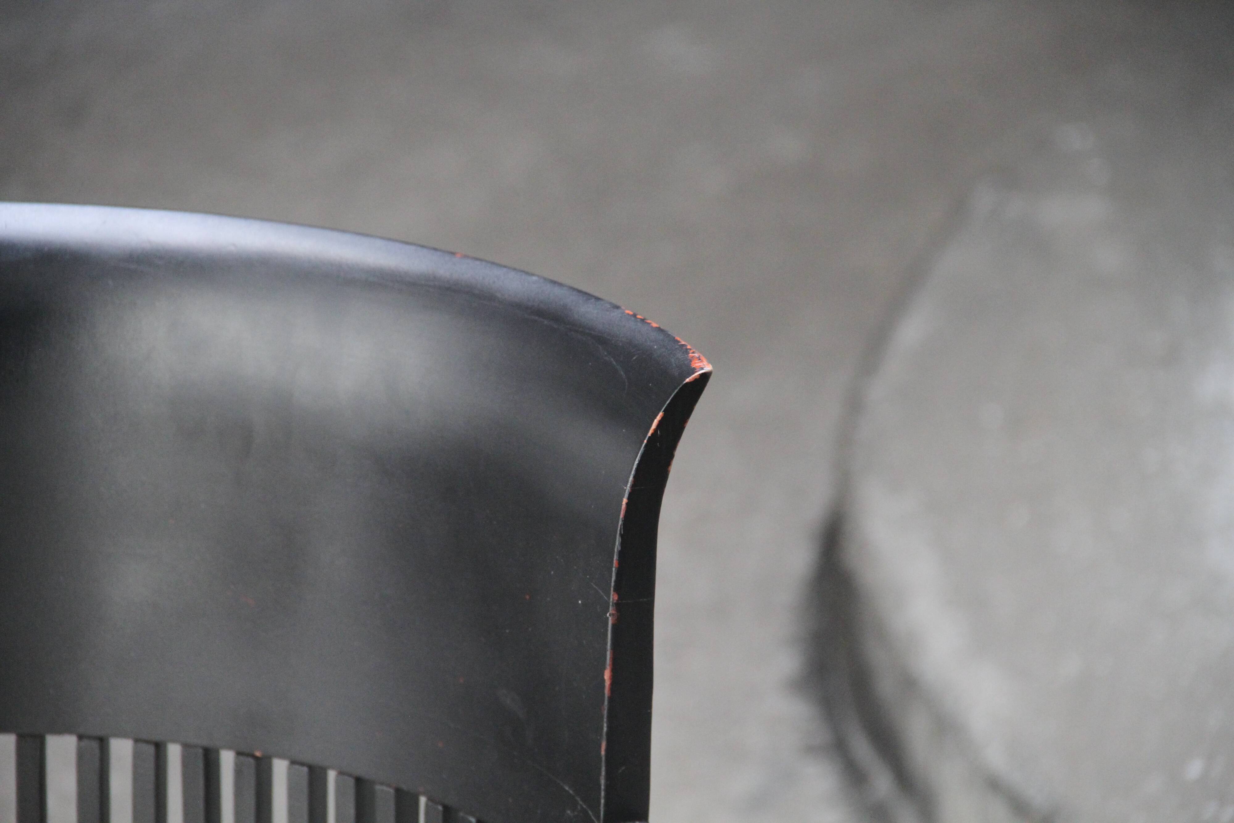 Pair of in the style of Franck LLoyd Right armchairs