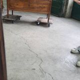 Antique wooden mirror