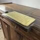 Solid oak reception counter from the late 19th century.
