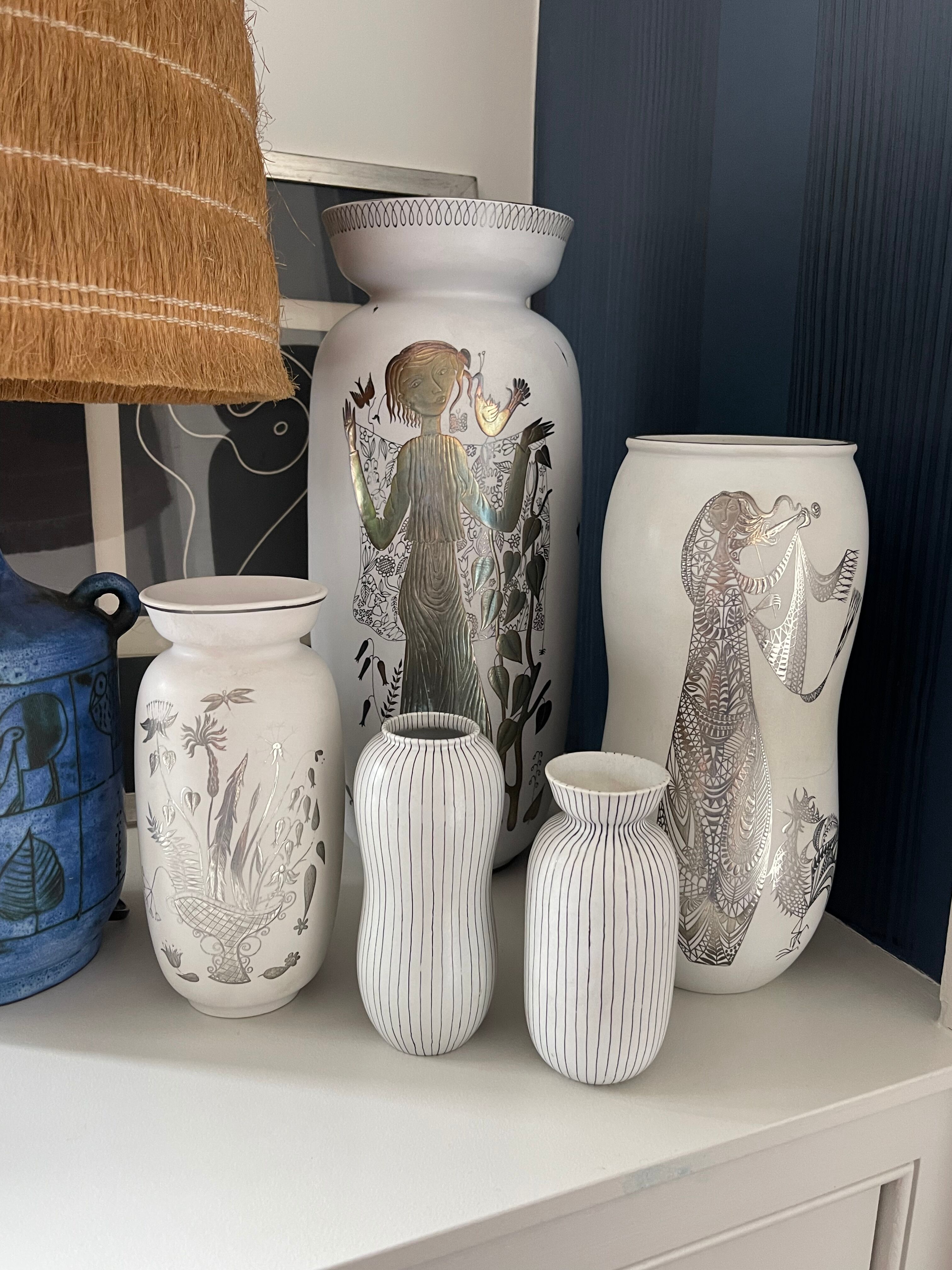 Vase Stig Lindberg Gustavsberg 'Grazia'