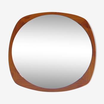 Scandinavian mirror in teak