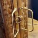 Wicker and wood suitcase