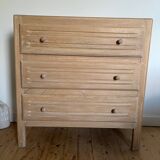 Commode en sapin patiné – 3 tiroirs