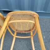 6 vintage cannees chairs old