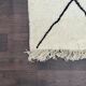 Berber rug with black diamonds 150x255cm