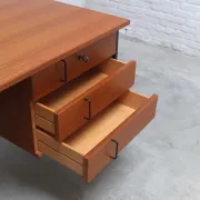 Minimalist freestanding desk by Günter Renkel for REGO, 1960s
