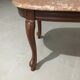Table basse avec plateau en marbre