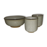 Set of ceramic pots.