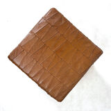 Storage pouffe in the "De Sede" style.